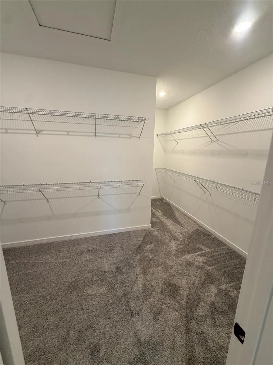 Primary closet