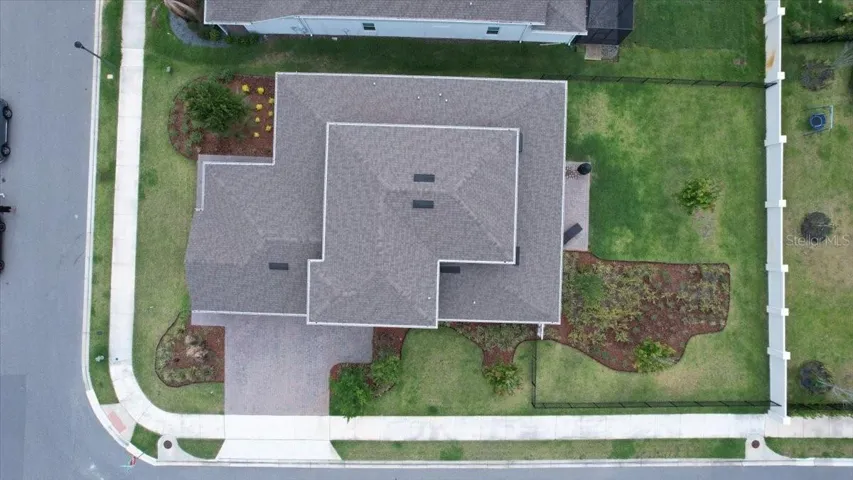 Over 1/4 acre corner lot