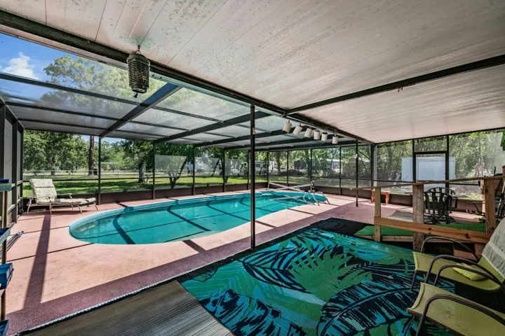 huge in ground pool