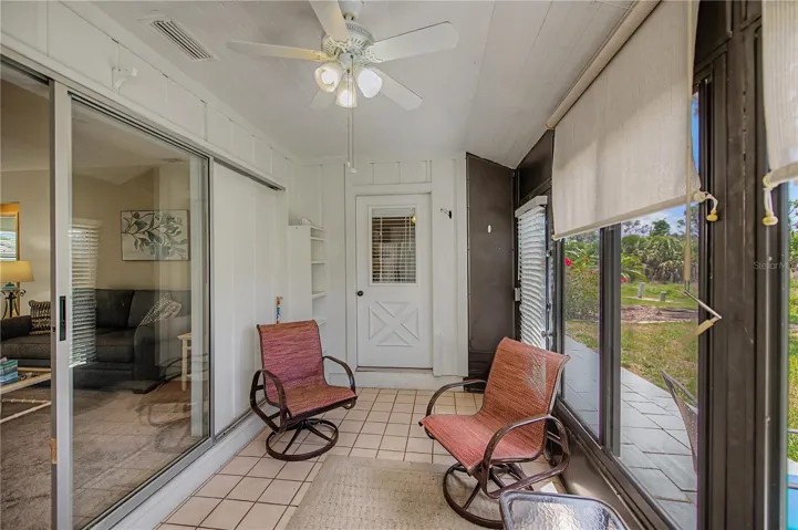 Patio doors from living room and a door from the master bedroom - easy access to lanai.