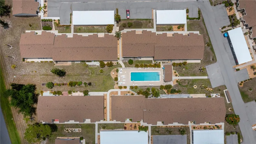 Aerial views of the area