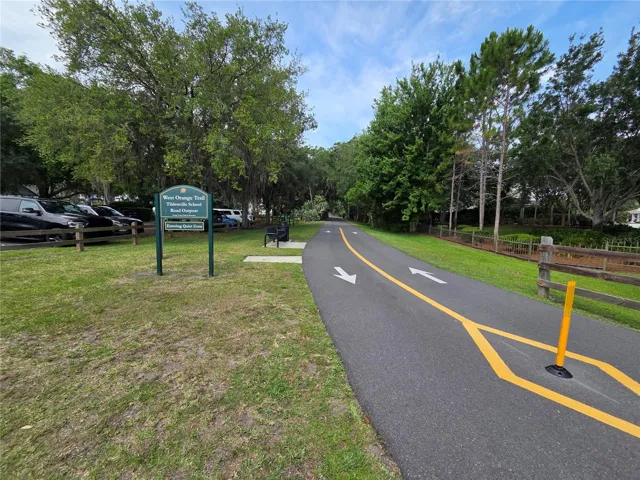 West Orange Trail - access is directly across the street from Lakeview Reserve