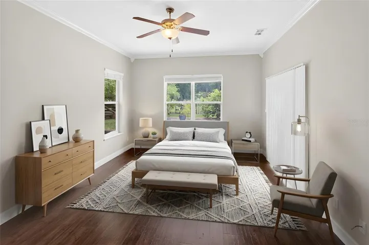 Primary Bedroom Virtually Staged