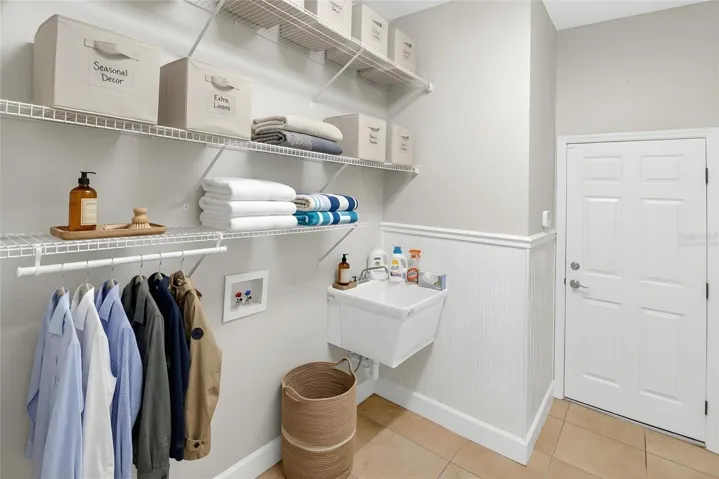 Laundry Room Virtually Staged