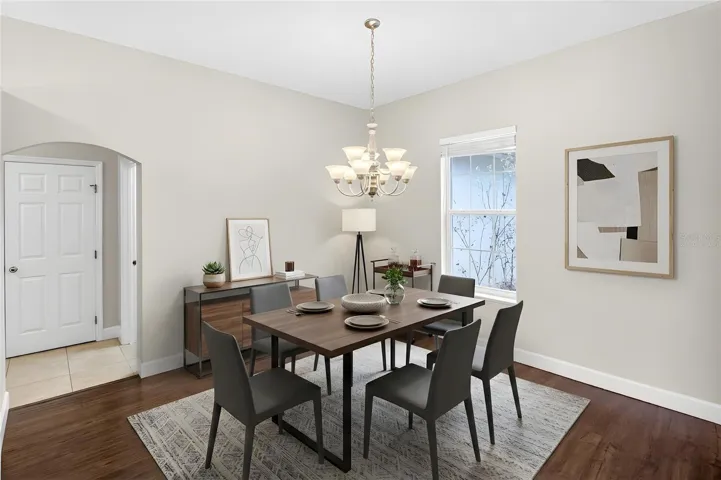 Dining Room Virtually Staged