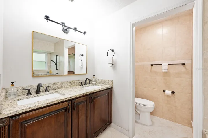 Updated primary en-suite bath.