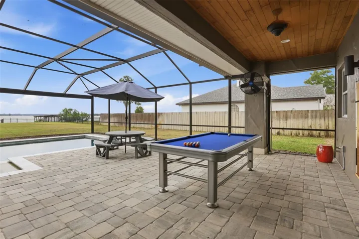 Outdoor Pool Table