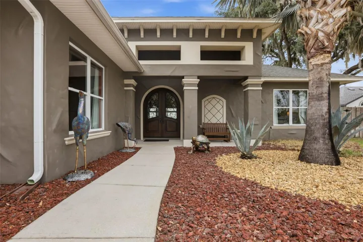 Covered front porch