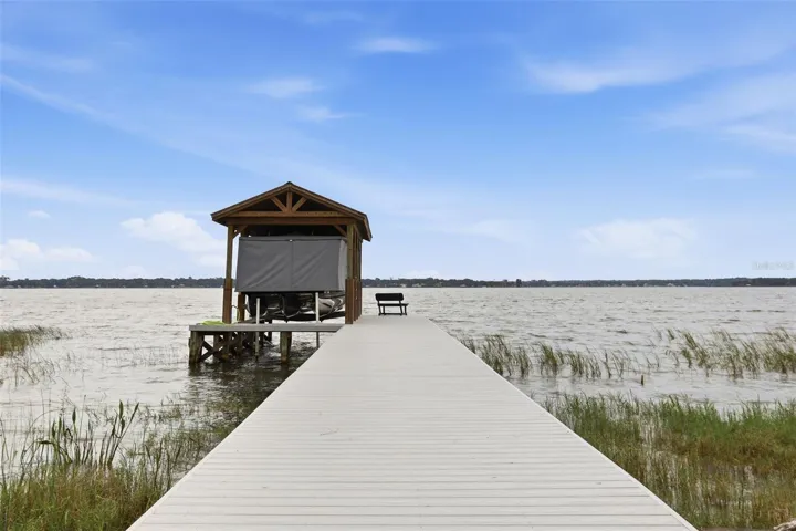 Newer Boat House with touchless cover