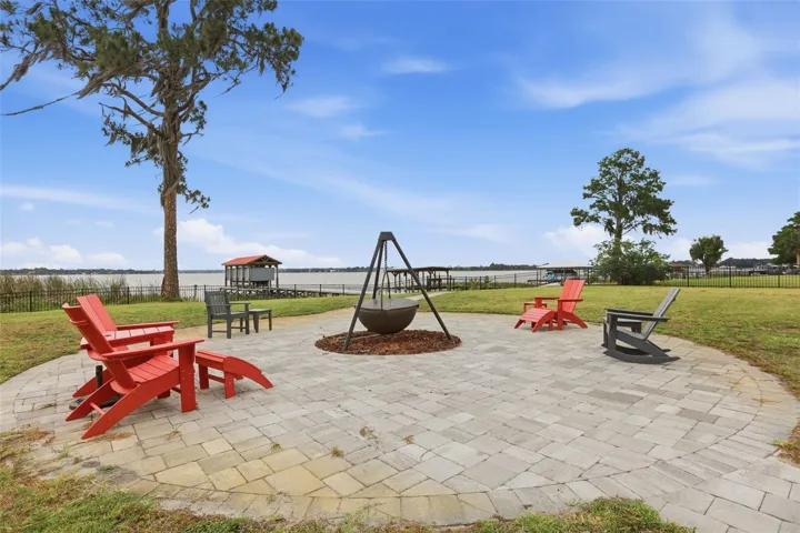 Pavered Path to Firepit area and cowboy cauldron