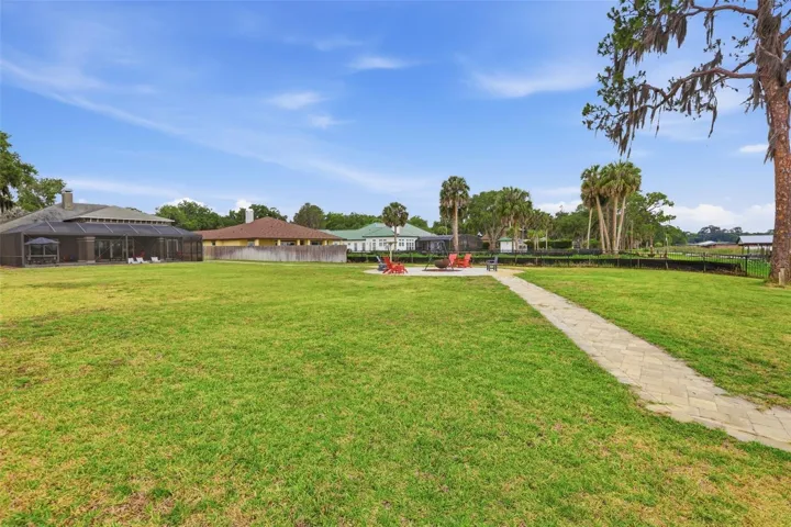 Huge backyard