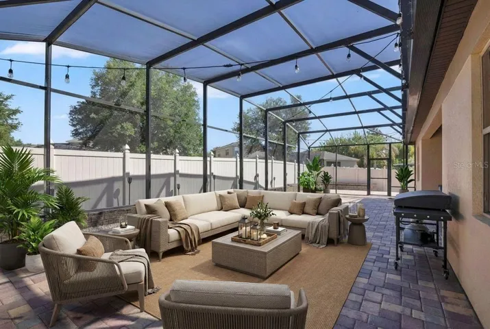 Outside Screened In Patio