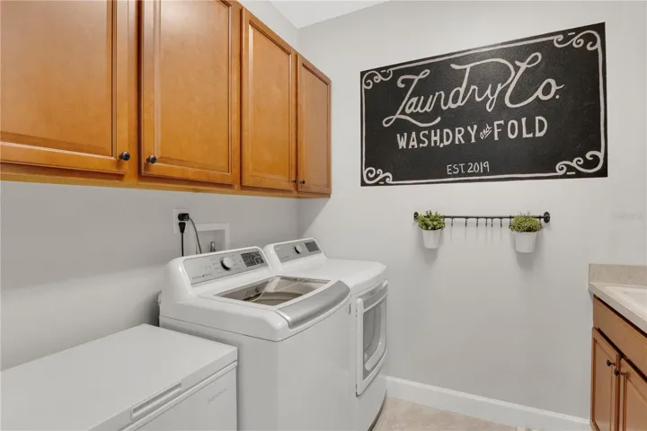 Down Stairs Laundry Room