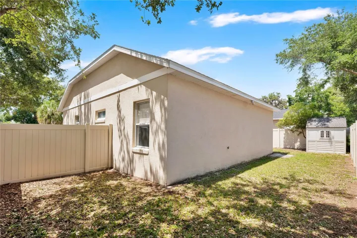 Backyard is fully fenced for privacy and enjoyment!