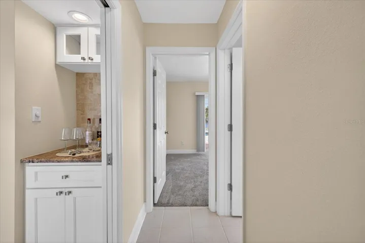 Hallway of first floor bedrooms & bathroom