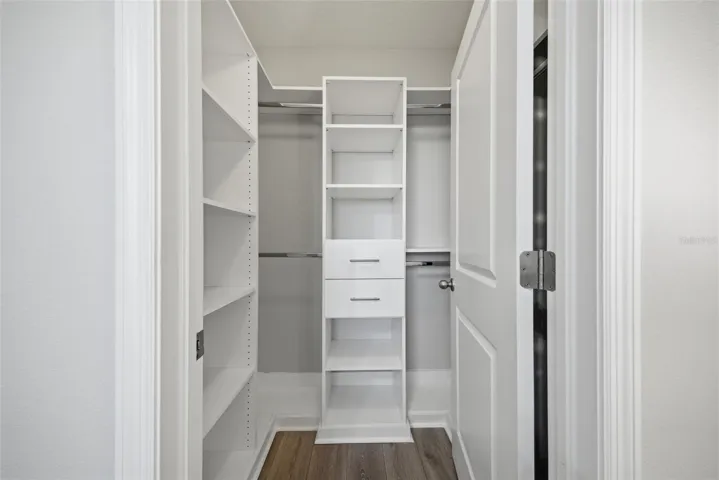 third bedroom custom walk in closet