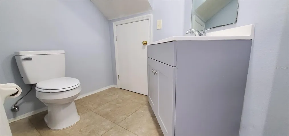 Half bath downstairs.