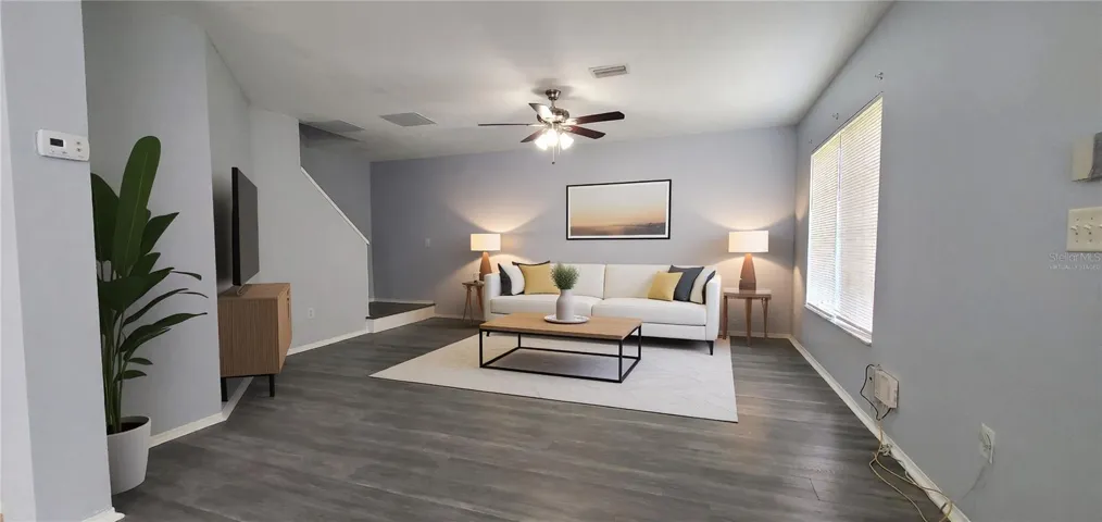 Virtually Staged.Living Room
