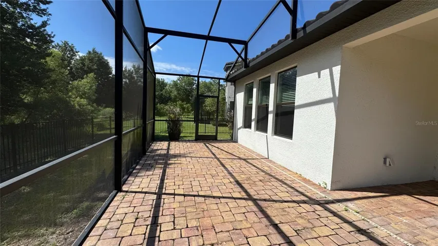 Back patio