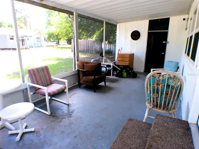 Screened in porch