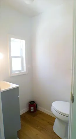 Half bath in primary bedroom