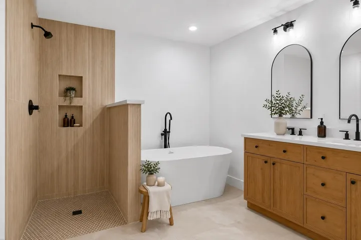 Primary Bath (virtually staged)