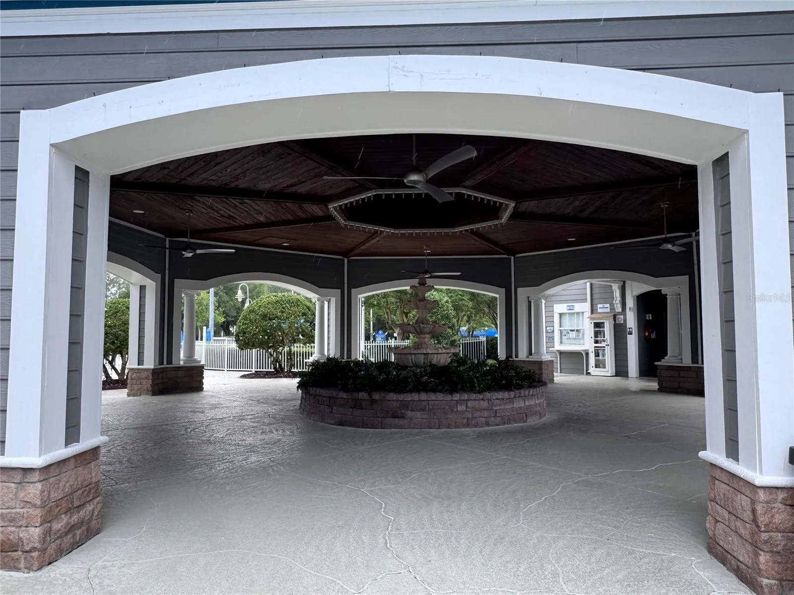 Pool area.