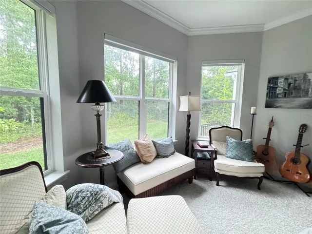 Bay Window sitting area in Primary Bedroom.