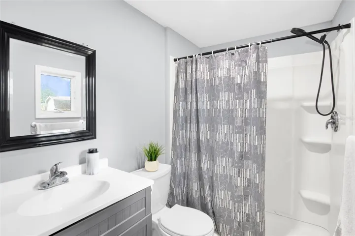 Primary Bath in Downstairs Unit 2/2