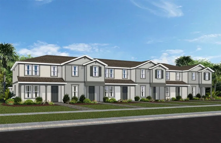 Exterior Design. Artistic rendering for this new construction home. Pictures are for illustrative purposes only. Elevations, colors and options may vary.