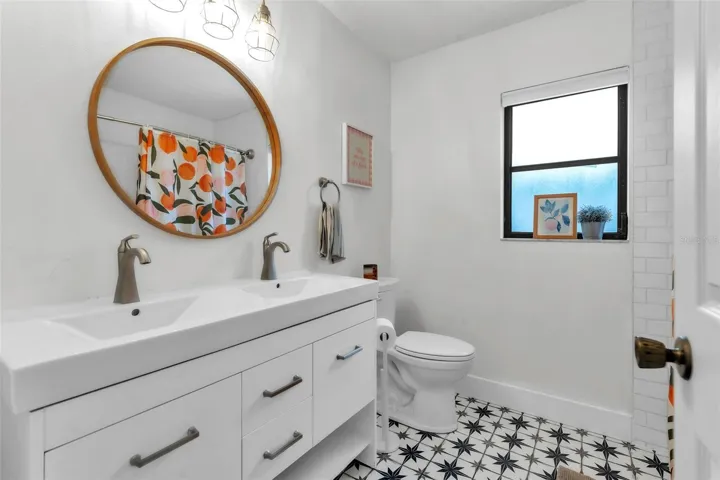 Updated guest bathroom
