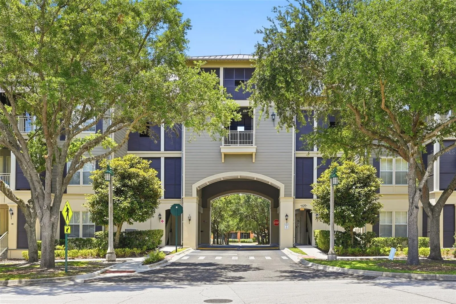 Front view from Campus St - garage and parking to the rear