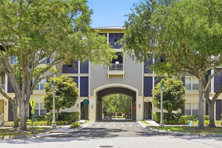 Front view from Campus St - garage and parking to the rear