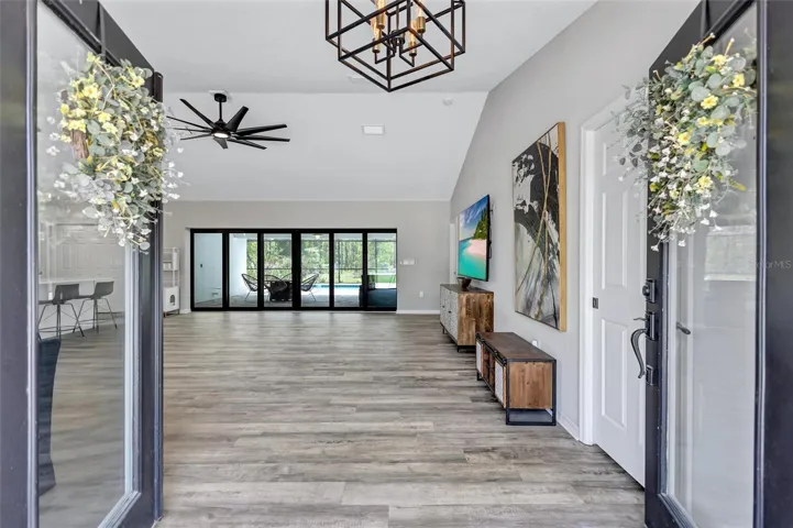 Elegant Double Glass Door Entry
