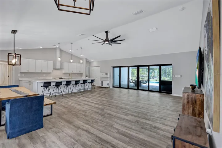 Spacious Open-Concept Living, Dining, & Kitchen