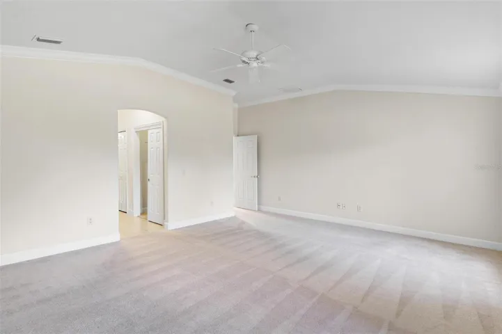 Primary Bedroom High Ceilings