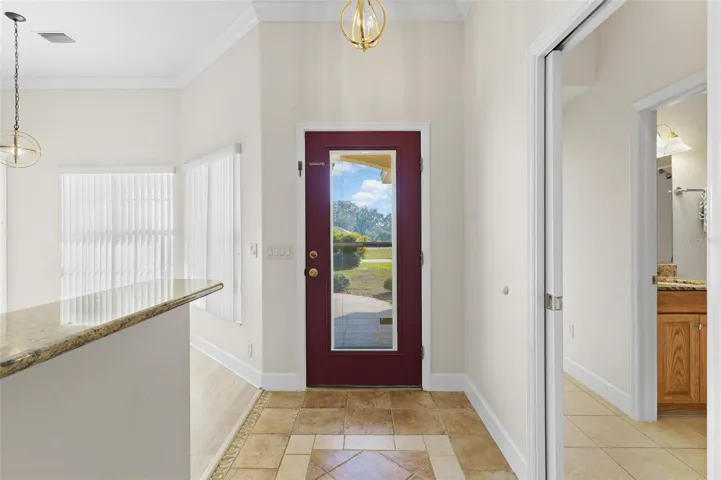 Tiled Interior Entry