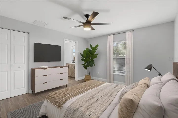 Primary Bedroom - Virtually Staged