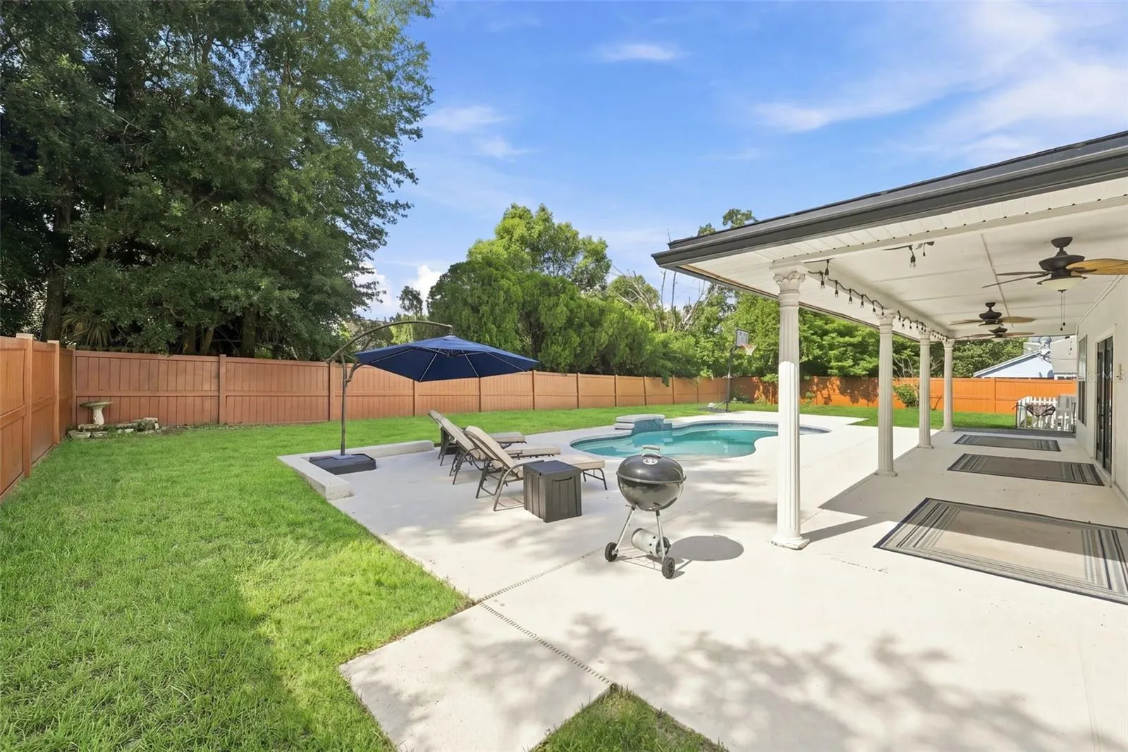 oversized backyard