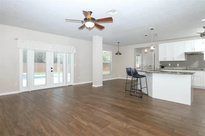 Open Floor Plan Views from Family Room