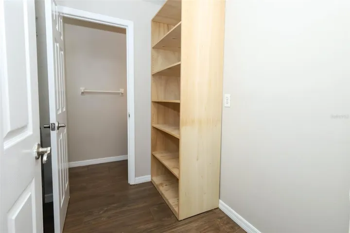 Downstairs Laundry Room with Pantry and Half Bath for pool bath access