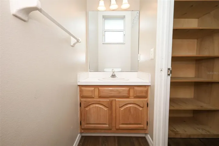 Half Bath for Pool Access