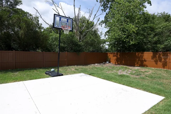 Extended Patio + Vinyl Fence