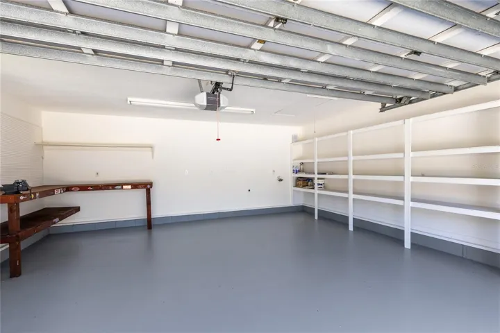 Attached garage