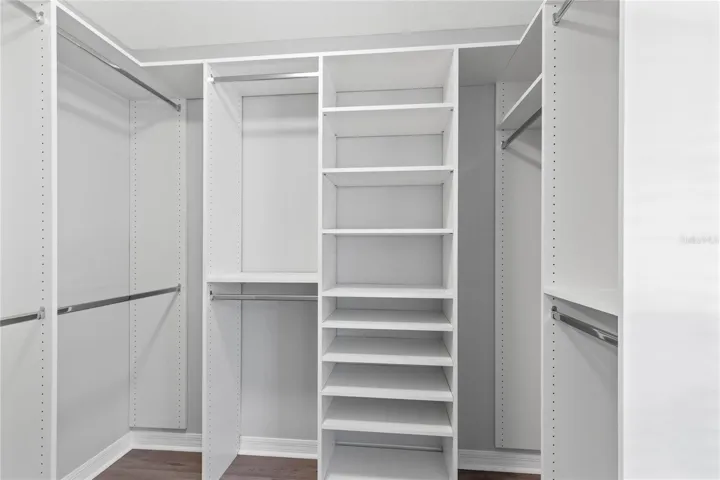 Primary closet