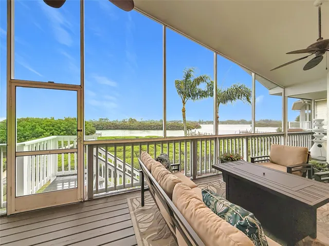 Enjoy your morning coffee with grand views of the water