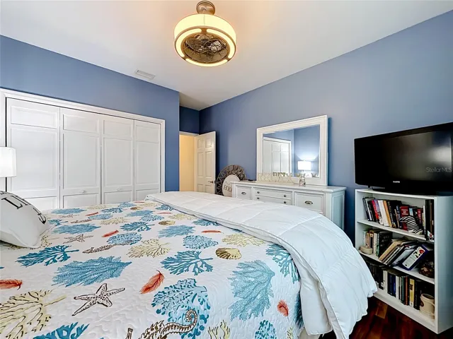 Bedroom 3 - Blue Hues that echo beach Vibe