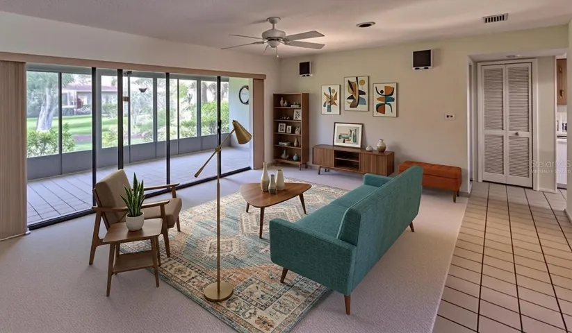 Spacious Living Room (Virtually Staged)