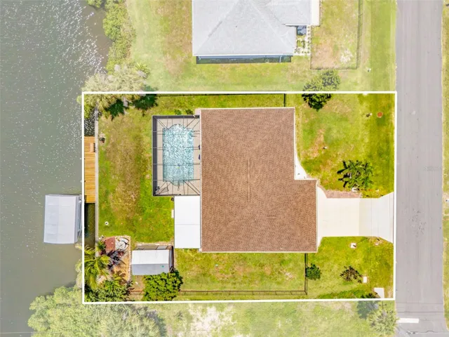 Waterfront Property with Pool.