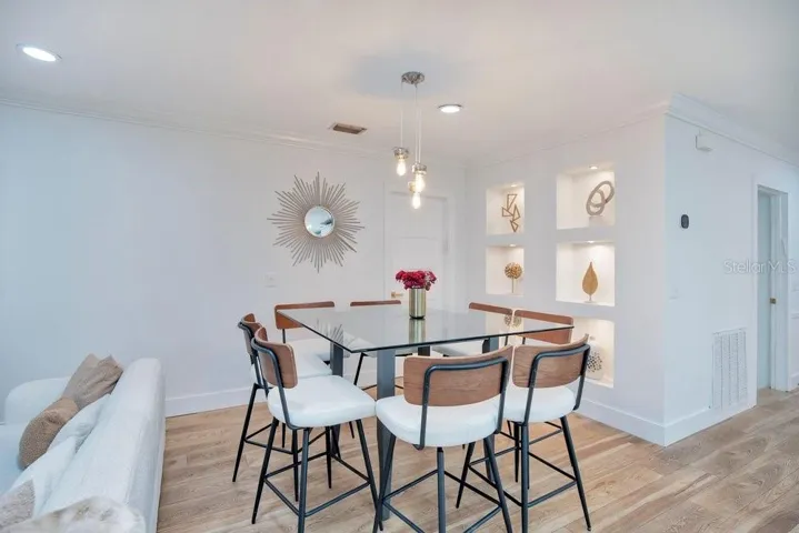 informal dining area